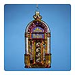 Beatles Yellow Submarine Jukebox 5-Inch Glass Ornament